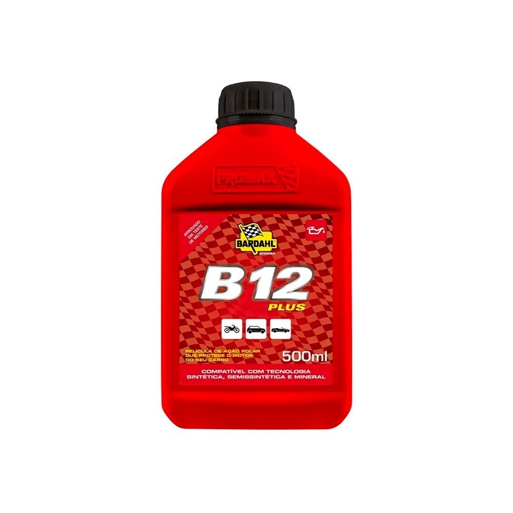 Aditivo para Óleo Lubrificante do Motor Bardahl B12 Plus 500ml